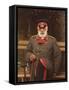 Portrait of a Russian General Seated on a Bench, 1882-Ivan Nikolaevich Kramskoi-Framed Stretched Canvas