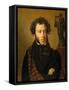 Portrait of A. S. Pushkin-Orest Adamovich Kiprensky-Framed Stretched Canvas