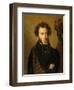 Portrait of A. S. Pushkin-Orest Adamovich Kiprensky-Framed Giclee Print