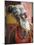 Portrait of a Sadhu, a Holy Man, Jaipur, Rajasthan State, India-Gavin Hellier-Mounted Photographic Print