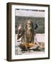 Portrait of a Sadhu, Hindu Holy Man, Pashupatinath Temple, Kathmandu, Nepal-Tony Waltham-Framed Photographic Print