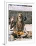 Portrait of a Sadhu, Hindu Holy Man, Pashupatinath Temple, Kathmandu, Nepal-Tony Waltham-Framed Photographic Print