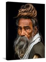 Portrait of a Sadhu...-Rakesh J.V-Stretched Canvas