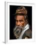 Portrait of a Sadhu...-Rakesh J.V-Framed Photographic Print