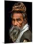 Portrait of a Sadhu...-Rakesh J.V-Mounted Photographic Print