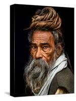 Portrait of a Sadhu...-Rakesh J.V-Stretched Canvas