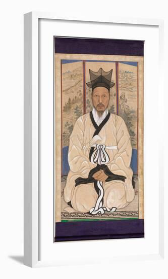 Portrait of a Scholar, 1924-Sin Hakgwon-Framed Premium Giclee Print