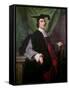 Portrait of a Scholar-George Knapton-Framed Stretched Canvas