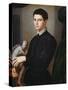 Portrait of a Sculptor (Juan Martinez Montanes)-Agnolo Bronzino-Stretched Canvas