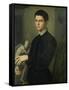 Portrait of a Sculptor, Possibly Baccio Bandinelli (1493-1560)-Agnolo Bronzino-Framed Stretched Canvas