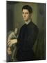 Portrait of a Sculptor, Possibly Baccio Bandinelli (1493-1560)-Agnolo Bronzino-Mounted Giclee Print