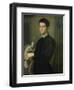 Portrait of a Sculptor, Possibly Baccio Bandinelli (1493-1560)-Agnolo Bronzino-Framed Giclee Print