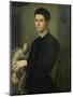 Portrait of a Sculptor, Possibly Baccio Bandinelli (1493-1560)-Agnolo Bronzino-Mounted Giclee Print