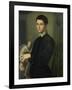 Portrait of a Sculptor, Possibly Baccio Bandinelli (1493-1560)-Agnolo Bronzino-Framed Giclee Print