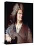 Portrait of a Sculptor, Said to Be Robert Le Lorrain-Hyacinthe Rigaud-Stretched Canvas