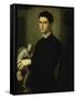 Portrait of a Sculptor-Agnolo Bronzino-Framed Stretched Canvas