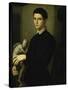 Portrait of a Sculptor-Agnolo Bronzino-Stretched Canvas