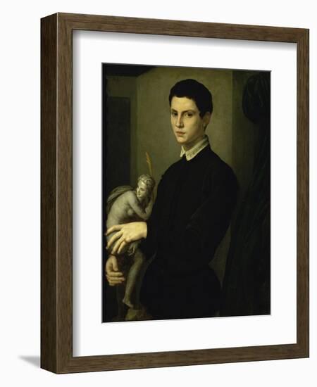 Portrait of a Sculptor-Agnolo Bronzino-Framed Giclee Print