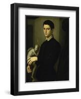 Portrait of a Sculptor-Agnolo Bronzino-Framed Giclee Print