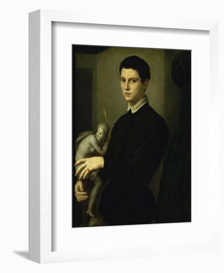 Portrait of a Sculptor-Agnolo Bronzino-Framed Giclee Print