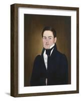 Portrait of a Sea Captain: James Reed of Newburyport, Massachusetts-John Brewster-Framed Giclee Print