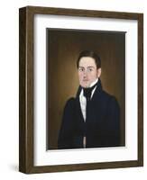 Portrait of a Sea Captain: James Reed of Newburyport, Massachusetts-John Brewster-Framed Giclee Print