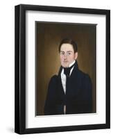 Portrait of a Sea Captain: James Reed of Newburyport, Massachusetts-John Brewster-Framed Giclee Print