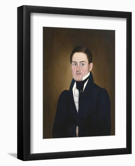 Portrait of a Sea Captain: James Reed of Newburyport, Massachusetts-John Brewster-Framed Giclee Print