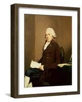 Portrait of a Seated Gentleman, possibly William Hunter-Johann Zoffany-Framed Giclee Print