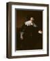 Portrait of a Seated Man Rising from His Chair, 1633-Rembrandt van Rijn-Framed Giclee Print