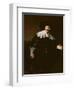 Portrait of a Seated Man Rising from His Chair, 1633-Rembrandt van Rijn-Framed Giclee Print