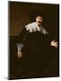 Portrait of a Seated Man Rising from His Chair, 1633-Rembrandt van Rijn-Mounted Giclee Print