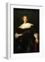 Portrait of a Seated Woman with Pendant-Rembrandt van Rijn-Framed Art Print