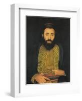 Portrait of a Sephardic Jew-Isidor Kaufmann-Framed Art Print