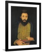 Portrait of a Sephardic Jew-Isidor Kaufmann-Framed Art Print