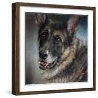 Portrait of a Shepherd-Jai Johnson-Framed Giclee Print