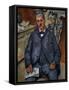 Portrait of a Sitting Man, 1898-1900-Paul Cézanne-Framed Stretched Canvas