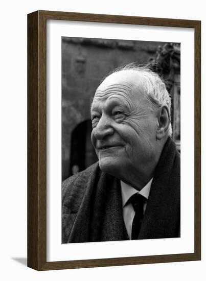 Portrait of a Smiling Giuseppe Ungaretti-Walter Mori-Framed Giclee Print