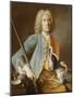 Portrait of a Sportsman Holding a Gun with a Hound-Jean-Baptiste Oudry-Mounted Giclee Print