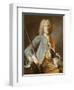 Portrait of a Sportsman Holding a Gun with a Hound-Jean-Baptiste Oudry-Framed Giclee Print