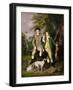 Portrait of a Sportsman with His Son, 1779-Francis Wheatley-Framed Giclee Print