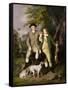 Portrait of a Sportsman with His Son, 1779-Francis Wheatley-Framed Stretched Canvas