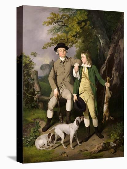 Portrait of a Sportsman with His Son, 1779-Francis Wheatley-Stretched Canvas