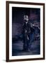 Portrait Of A Steampunk Man In The Ruins-prometeus-Framed Art Print