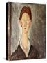 Portrait of a Student, c.1918-19-Amedeo Modigliani-Stretched Canvas