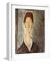 Portrait of a Student, c.1918-19-Amedeo Modigliani-Framed Giclee Print