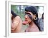 Portrait of a Suya Indian Man with Lip Plate, Brazil, South America-Robin Hanbury-tenison-Framed Photographic Print