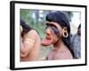 Portrait of a Suya Indian Man with Lip Plate, Brazil, South America-Robin Hanbury-tenison-Framed Photographic Print