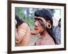 Portrait of a Suya Indian Man with Lip Plate, Brazil, South America-Robin Hanbury-tenison-Framed Photographic Print