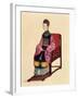Portrait of a Tartar Woman-null-Framed Premium Giclee Print